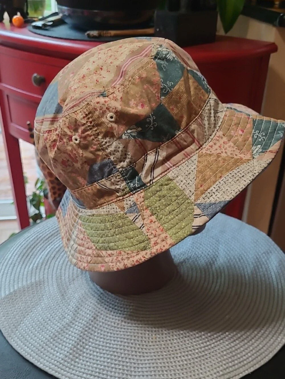 Ralph Lauren Patchwork Reversible Cotton Bucket Hat
